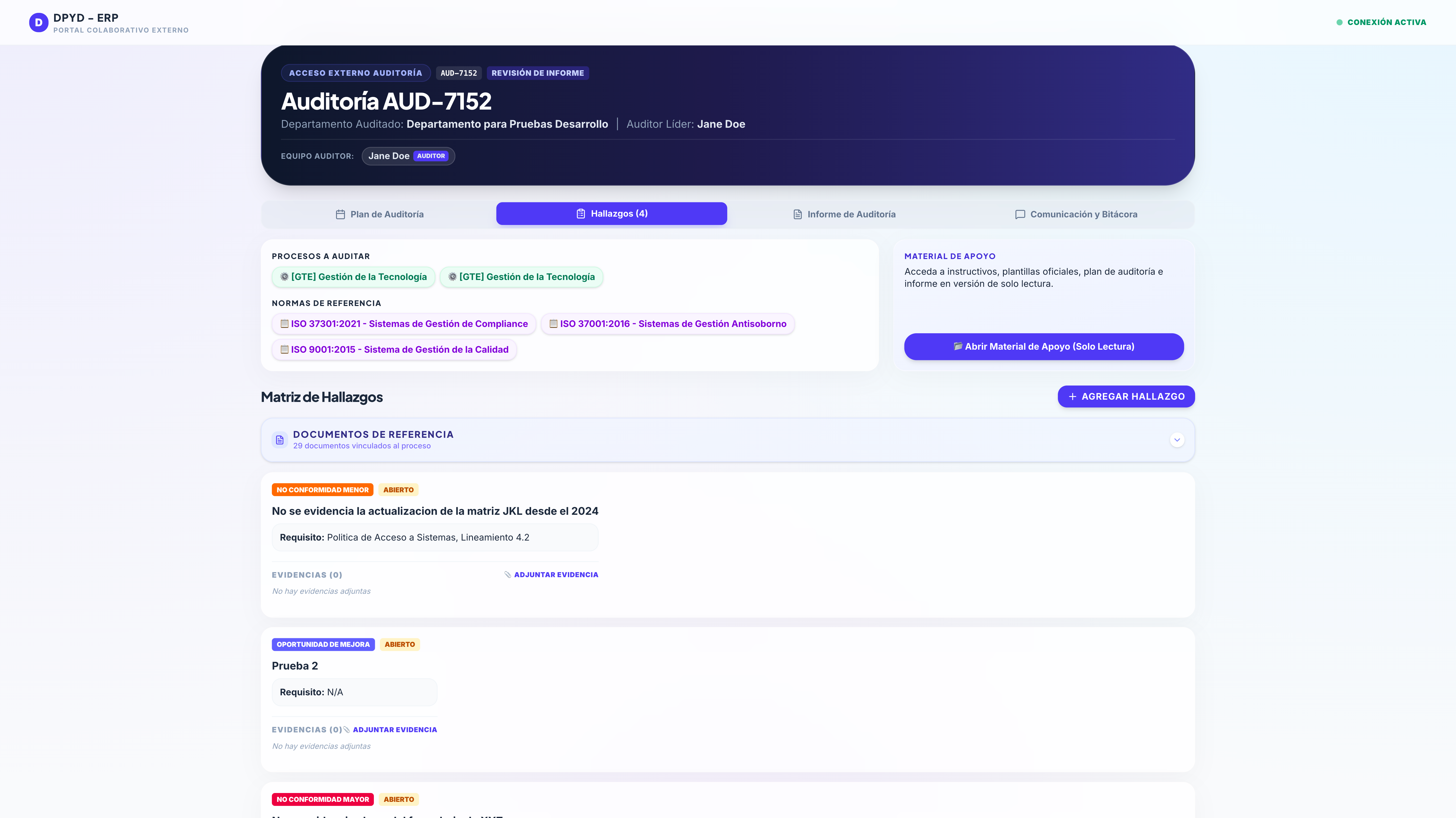 Módulo de Auditoría